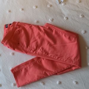 Design Lab coral colored pants.